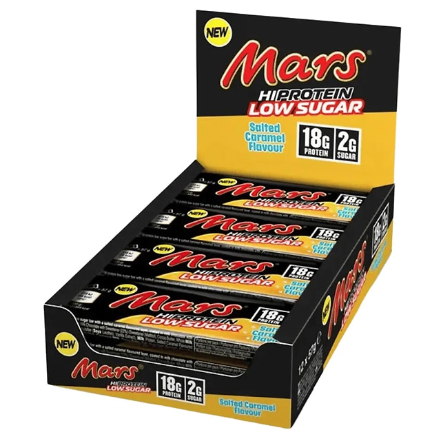 Mars HI Protein Bars Low Sugar Salted Caramel 12x57g