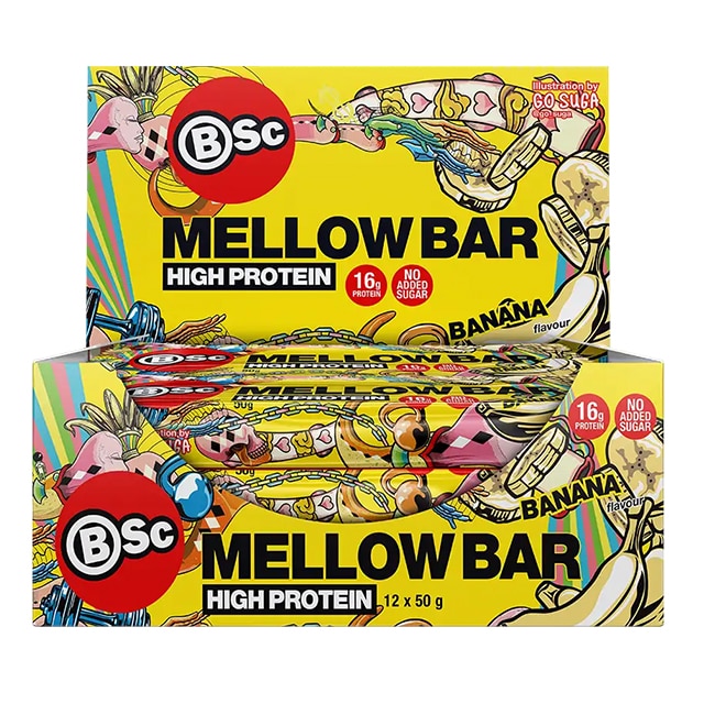 BSC Mellow Bar Banana 12x50g 