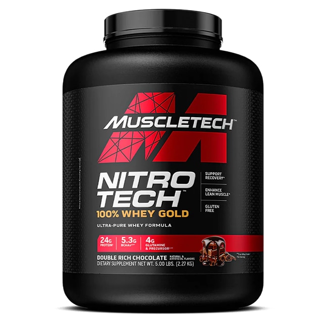 MuscleTech Nitro-Tech 100% Whey Gold Double Rich Chocolate 2,27kg