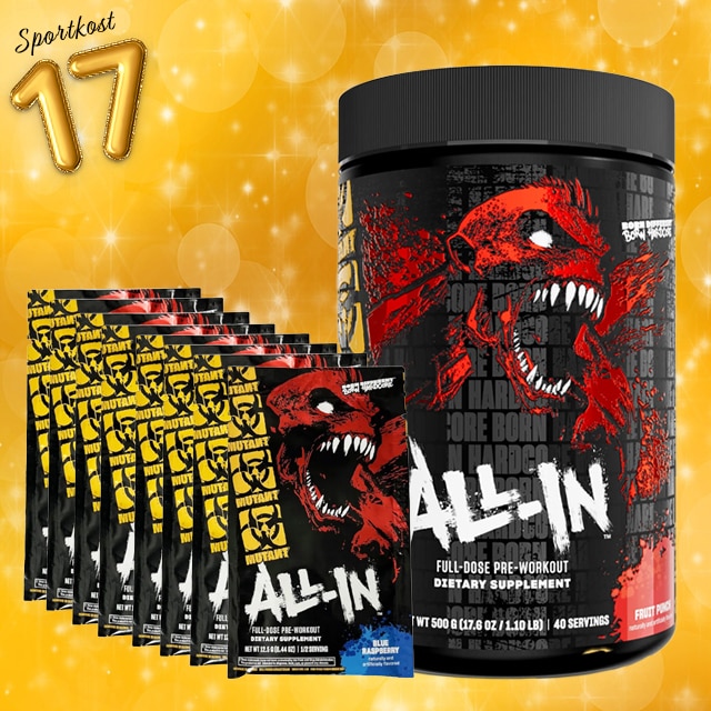 Mutant All In Fruit Punch 40 Serveringar