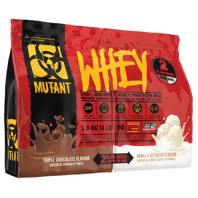 Mutant Whey Dual Triple Chocolate & Vanilla Ice Cream 1,8kg