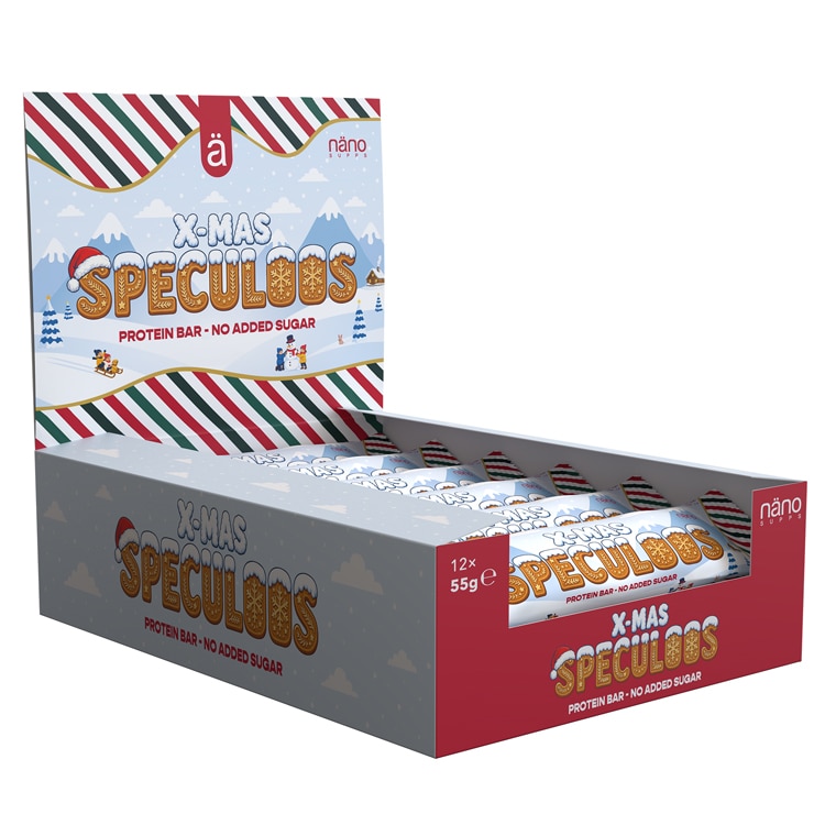 Näno Supps Protein Bar X-mas Speculoos 12x55g