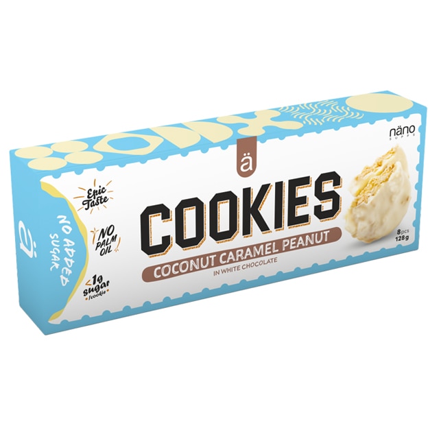 Näno Supps Cookies Coconut Caramel Peanut 8x16g