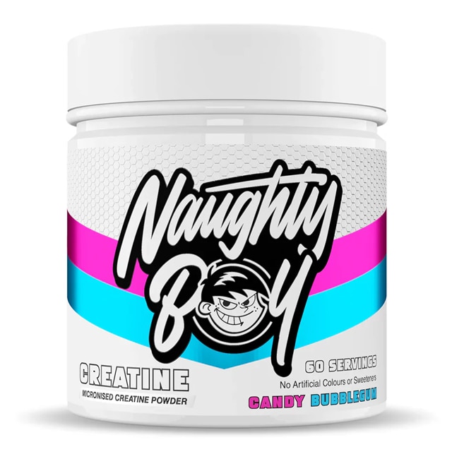 Naughty Boy Flavoured Creatine Candy Bubblegum 300g