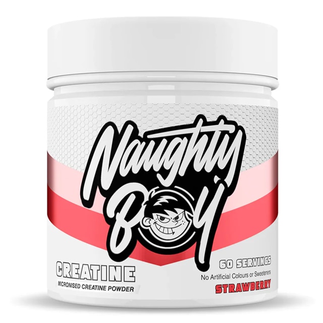 Naughty Boy Flavoured Creatine Strawberry 300g