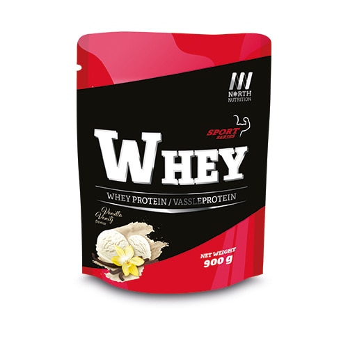 North Nutrition whey vanilj 900g