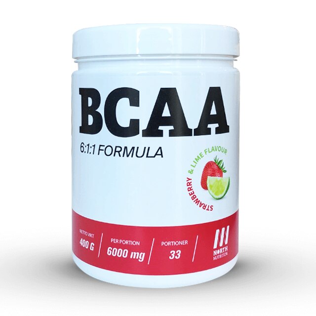 North Nutrition bcaa strawberry lime 400g