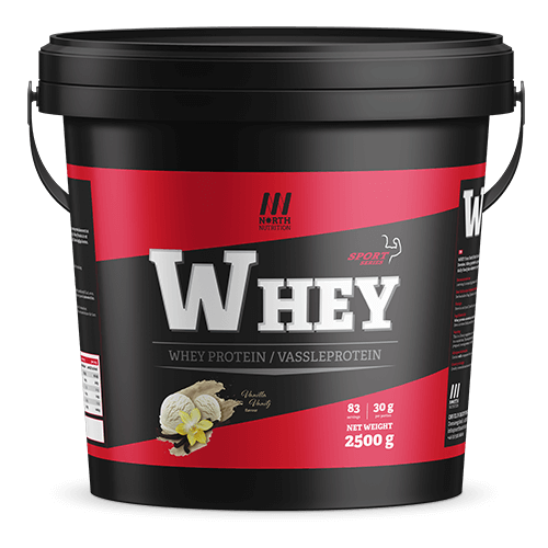 North Nutrition whey vanilla 2,5kg