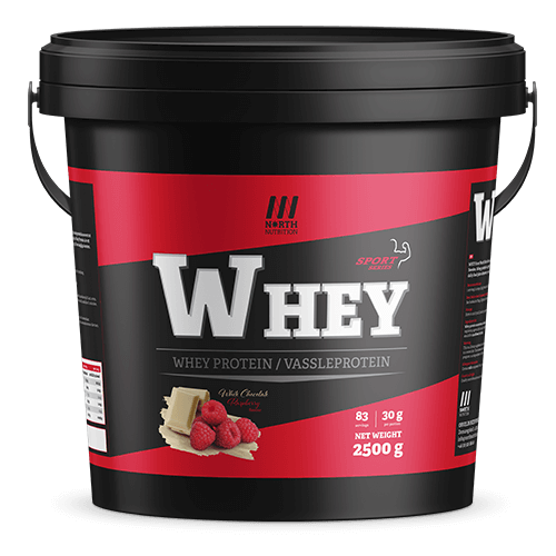 North Nutrition whey white chocolate 2,5kg
