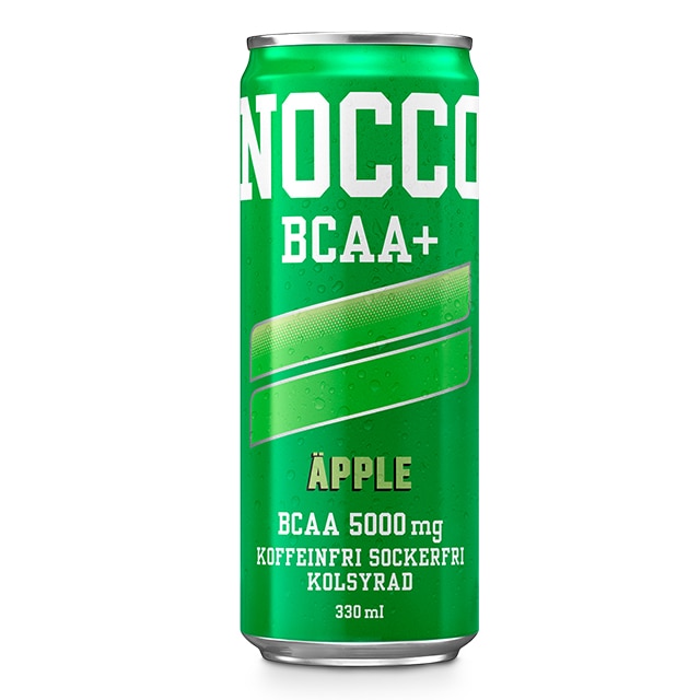 Nocco BCAA+ Äpple (Koffeinfri) 330ml 