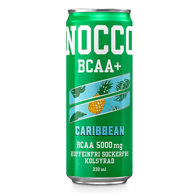 Nocco BCAA+ Caribbean (Koffeinfri) 330ml 