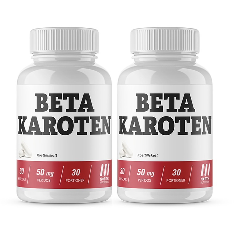 North Nutrition Betakaroten 50mg 2x30 Kapslar