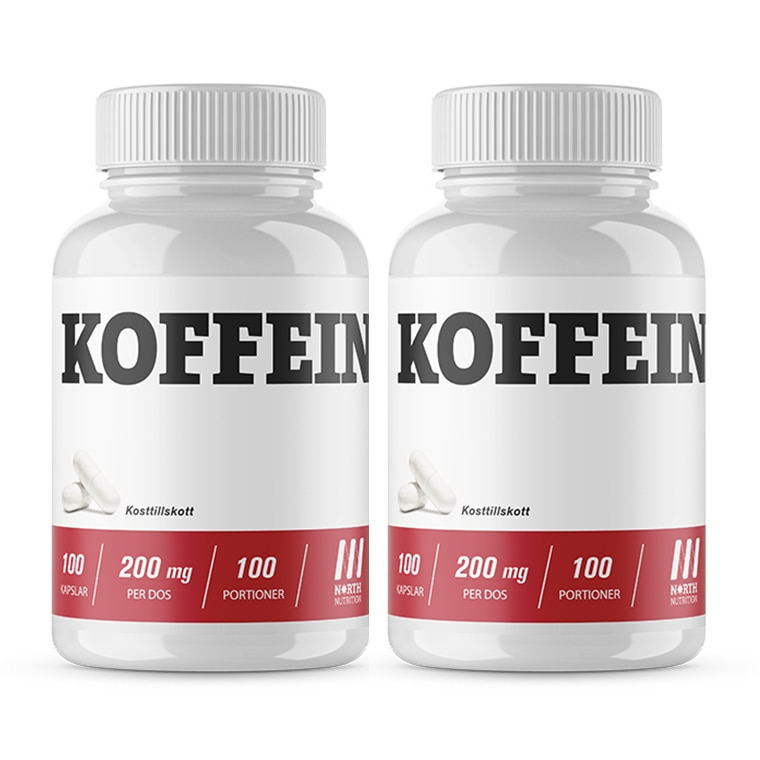 North Nutrition Koffein 2x100 Kapslar