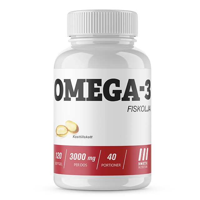 north nutrition omega3 120kapslar