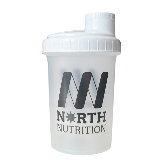 North Nutrition Shaker Transparent White 500ml