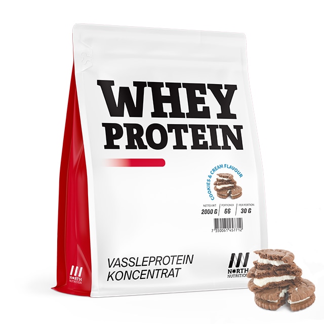 North Nutrition Whey Cookies & Cream 2000g