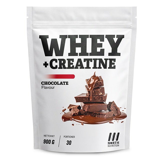North Nutrition Whey + Creatine Chocolate 900g