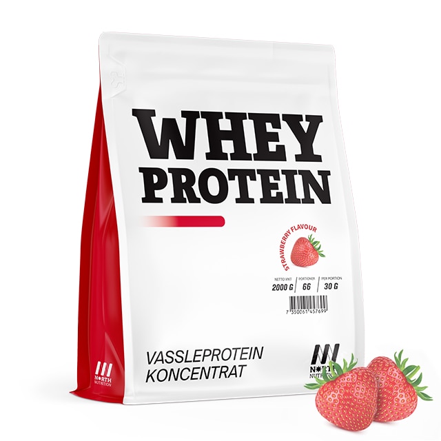 North Nutrition Whey Strawberry 2000g