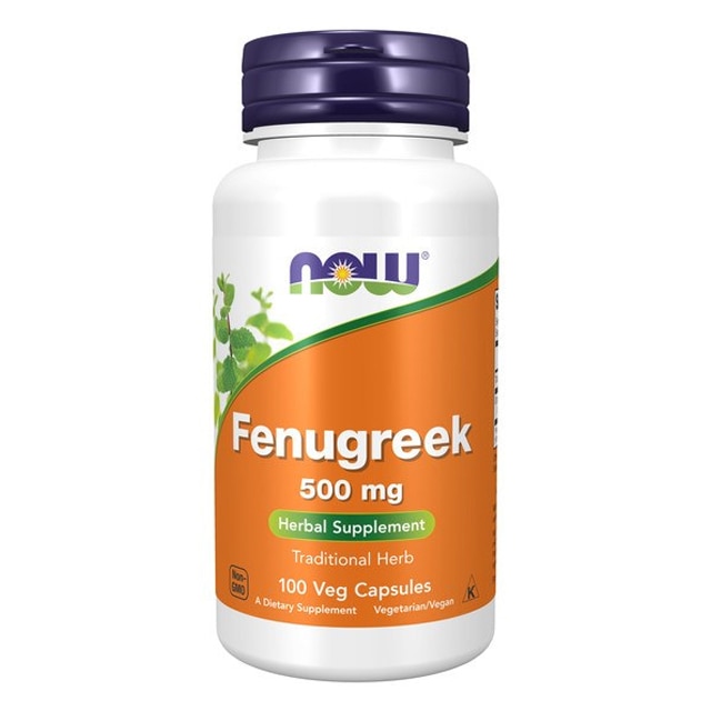 NOW Fenugreek 500mg 100 kapslar