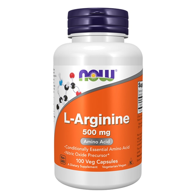 NOW L-Arginine 500mg 100 kapslar