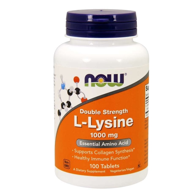 NOW L-Lysine 1000mg 100 tabletter