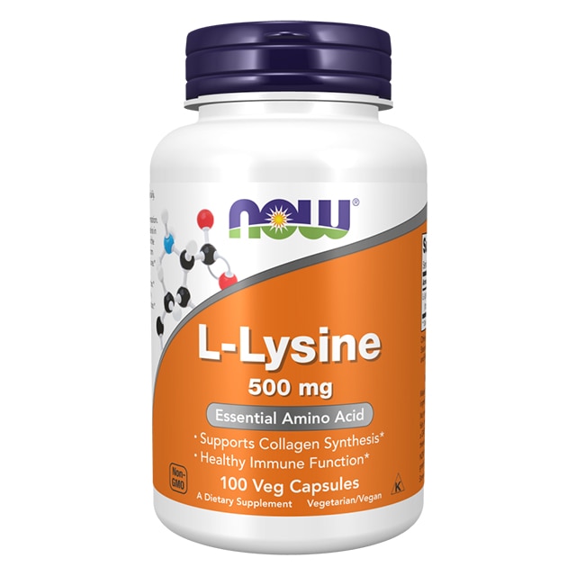 NOW Lysine 500mg 100 kapslar