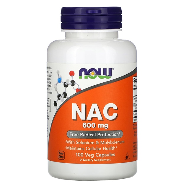 NOW NAC 600mg 100 kapslar