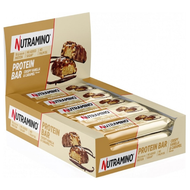 Nutramino Proteinbar Crispy Vanilla & Caramel 12x55g