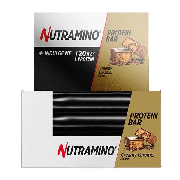Nutramino proteinbar creamy caramel box
