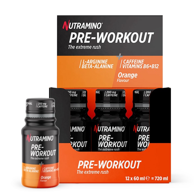 Nutramino PWO Shot Orange 12x60ml