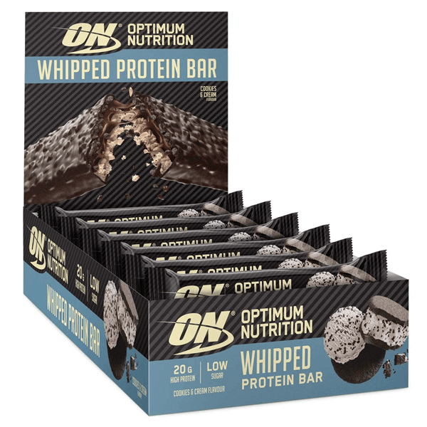Optimum Nutrition whipped bar cookies box