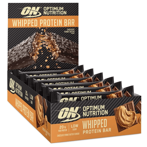 Optimum Nutrition whipped bar peanut box