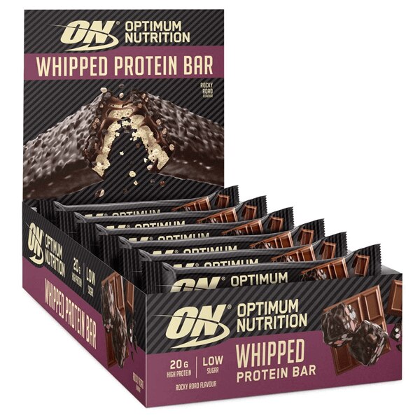 Optimum Nutrition whipped bar rocky road box