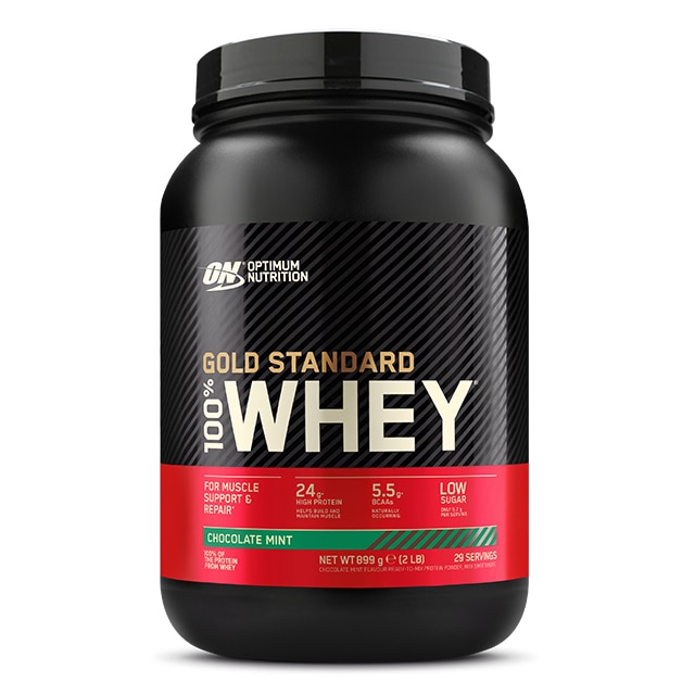 optimum whey chocolate mint 900g