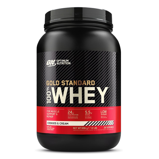 Optimum Nutrition Gold Standard 100% Whey Cookies And Cream 908g 
