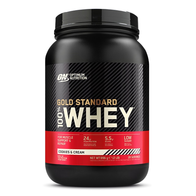 optimum whey cookies cream 900g