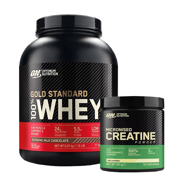 Optimum Nutrition Gold Standard 100% Whey 2,27kg + Creatine 187g