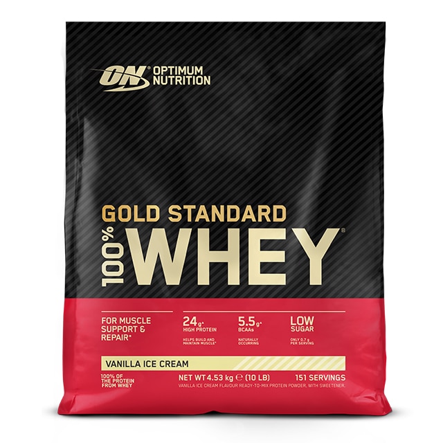 Optimum Nutrition Gold Standard 100% Whey  Vanilla Ice Cream 4,54kg