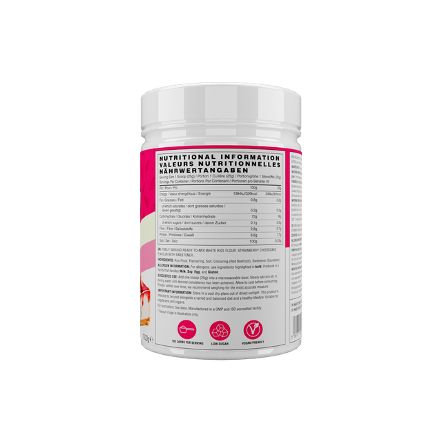 Naughty Boy Cream of Rice Strawberry Cheesecake 1kg