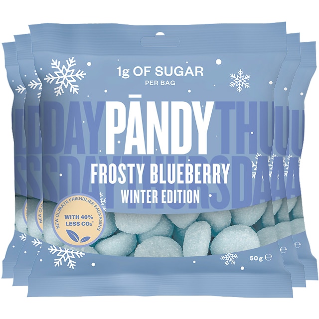 Pändy Candy Frosty Blueberry 5x50g