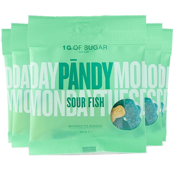Pandy candy sour fish 5pack