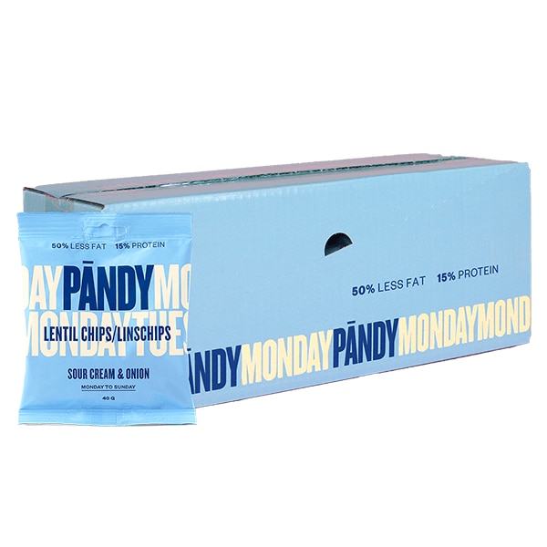 Pändy Linschips Sour Cream & Onion 10x40g