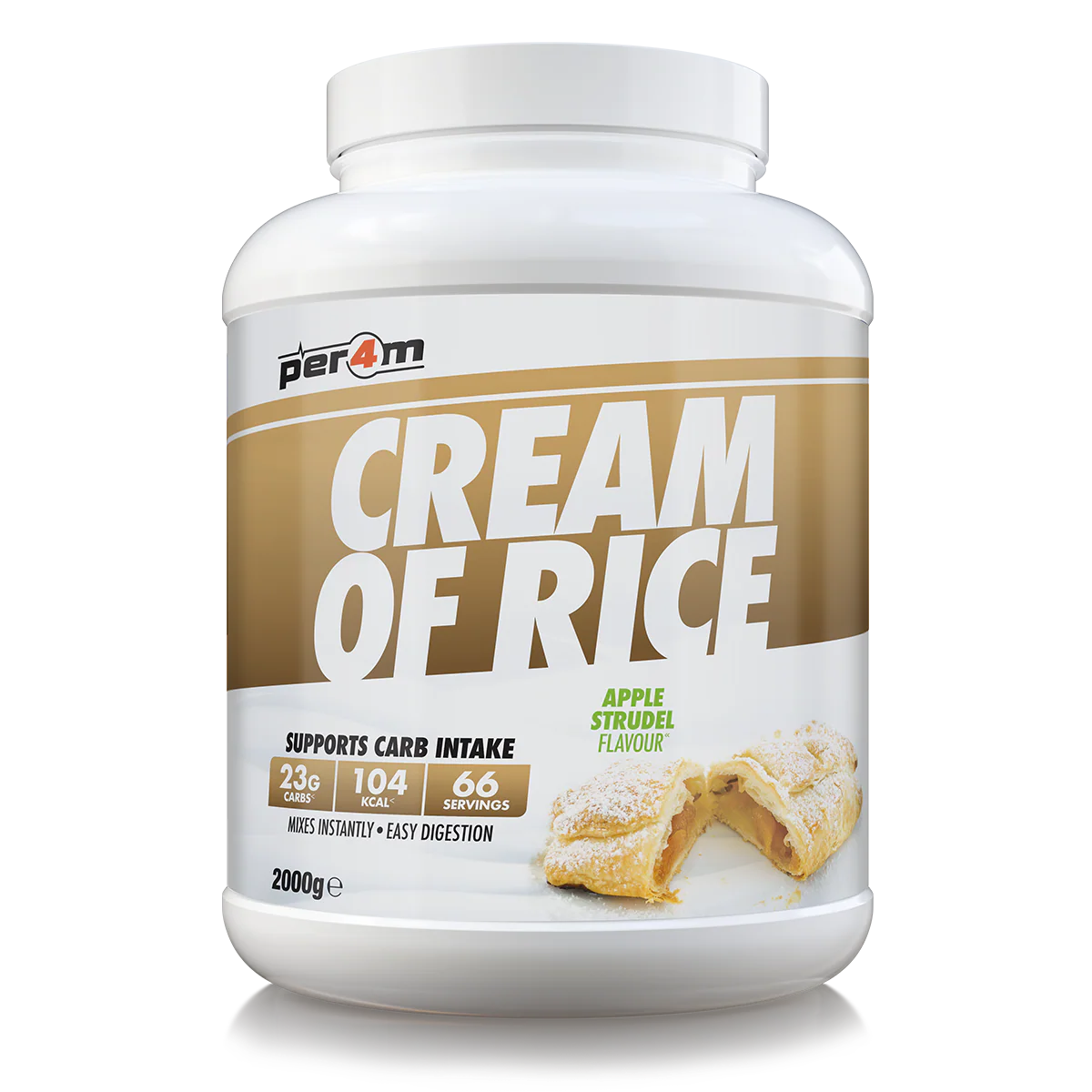 Per4m Cream Of Rice Apple Strudel 2kg