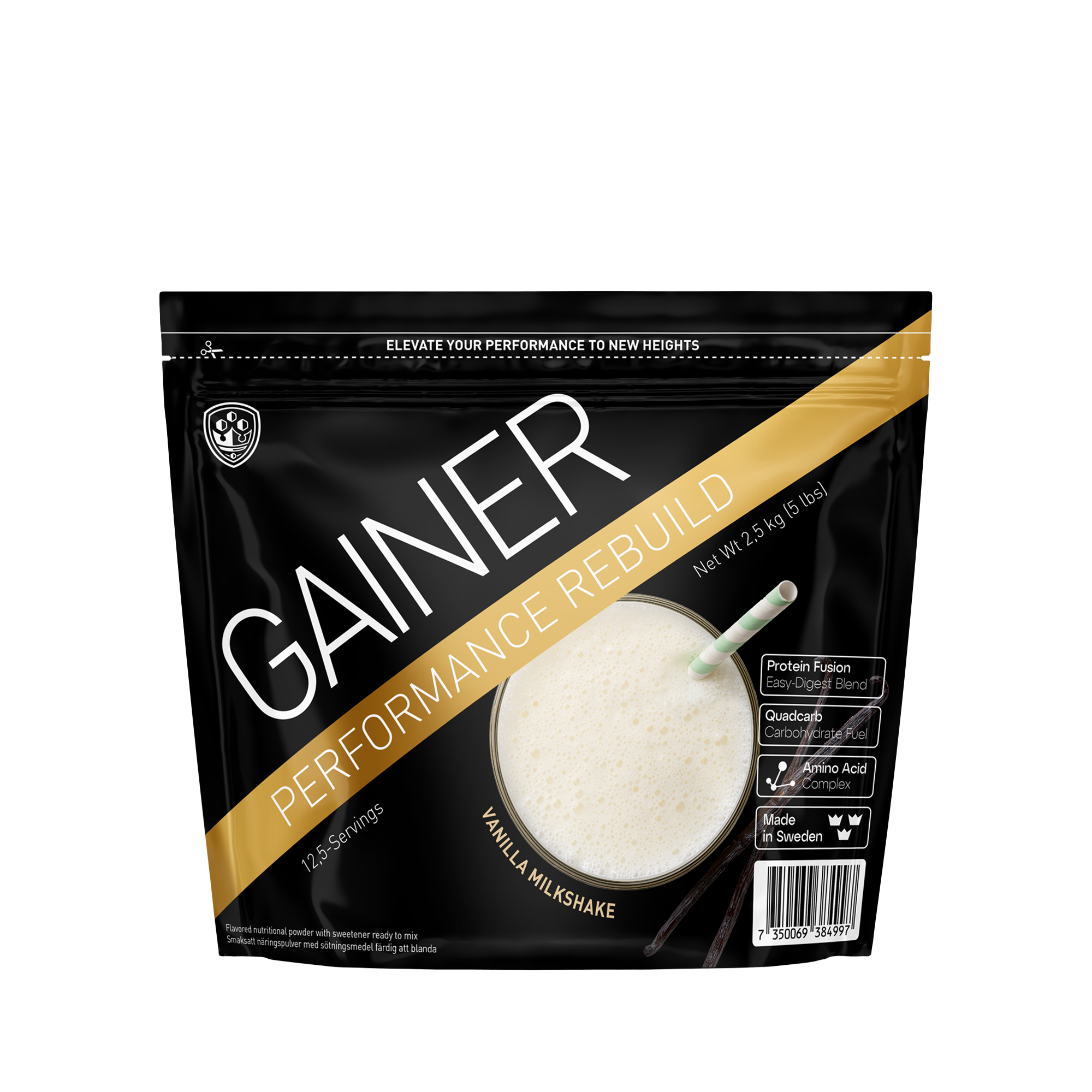 Swedish Supplements Performance Gainer vanilla Milkshake 2,5kg