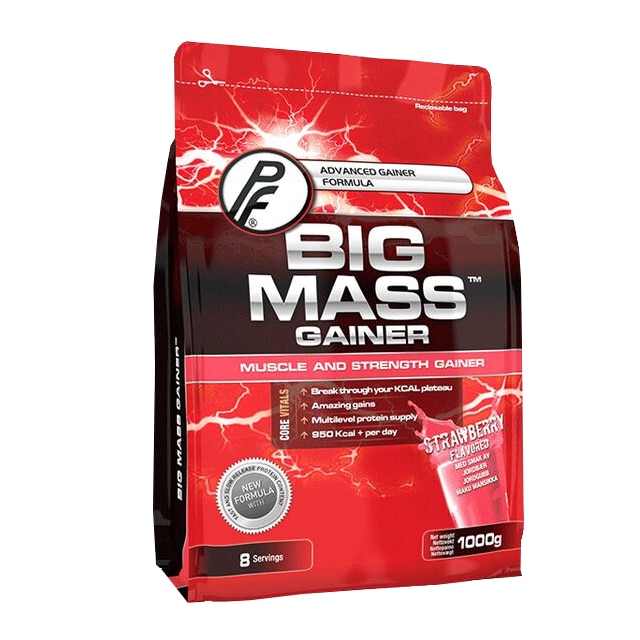 Proteinfabrikken Big Mass Gainer Strawberry 1kg