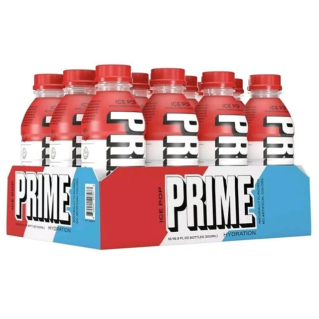 Prime Hydration Ice Pop 12x500ml