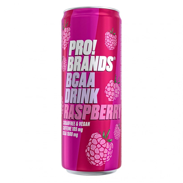 Köp ProBrands BCAA Raspberry 330ml på Sportkost