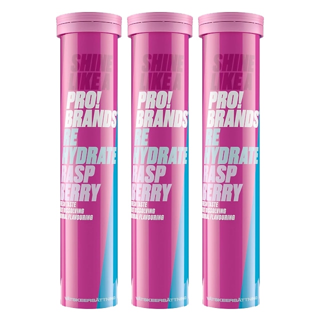 ProBrands Rehydrate Raspberry 3x20 brustabletter