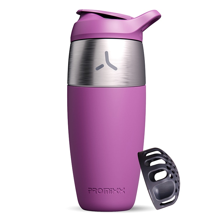 Promixx Single Wall Stainless Steel Shaker Aubergine 950ml
