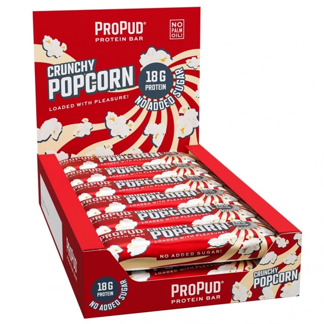 propud bar crunchy popcorn box 12x55g